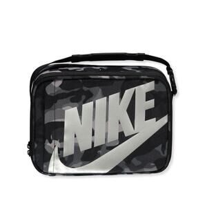 NWT Nike Black Camo Hard Shell Lunch Box ~ 10 x 8 x 3 in ~ 9A2744-K-11